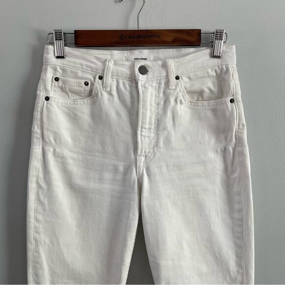 GRLFRND | Women’s The Kendall High Rise Ankle Zipper Jeans White Noise Denim 26 - Picture 4 of 13